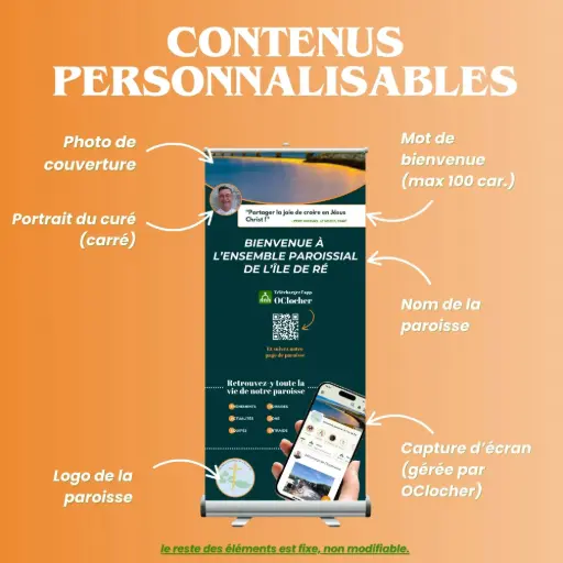 Kakemono OClocher personnalisé